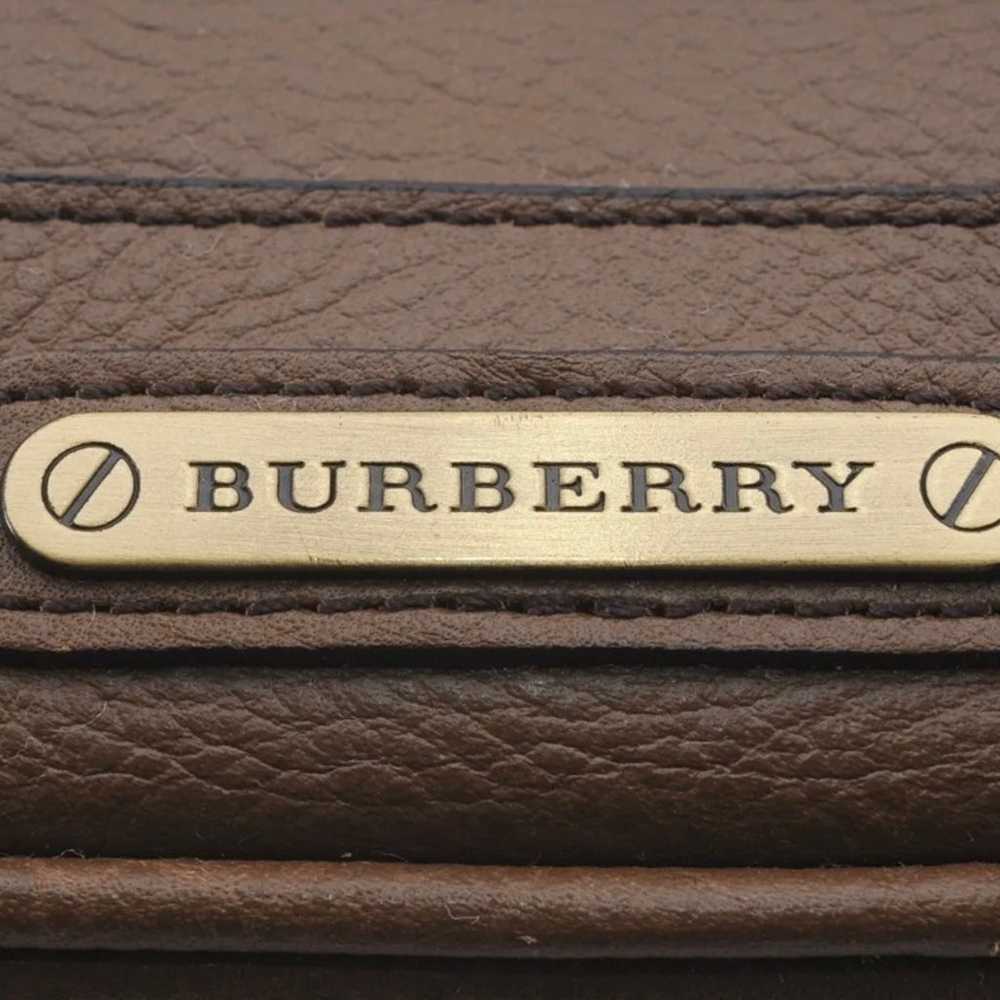 Auth Burberry Vintage Leather Shoulder - image 7