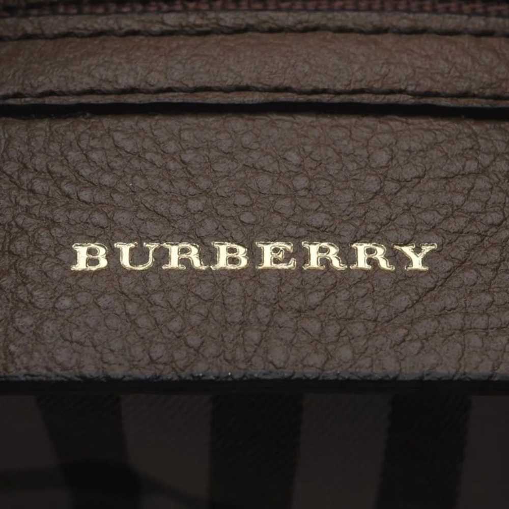 Auth Burberry Vintage Leather Shoulder - image 9