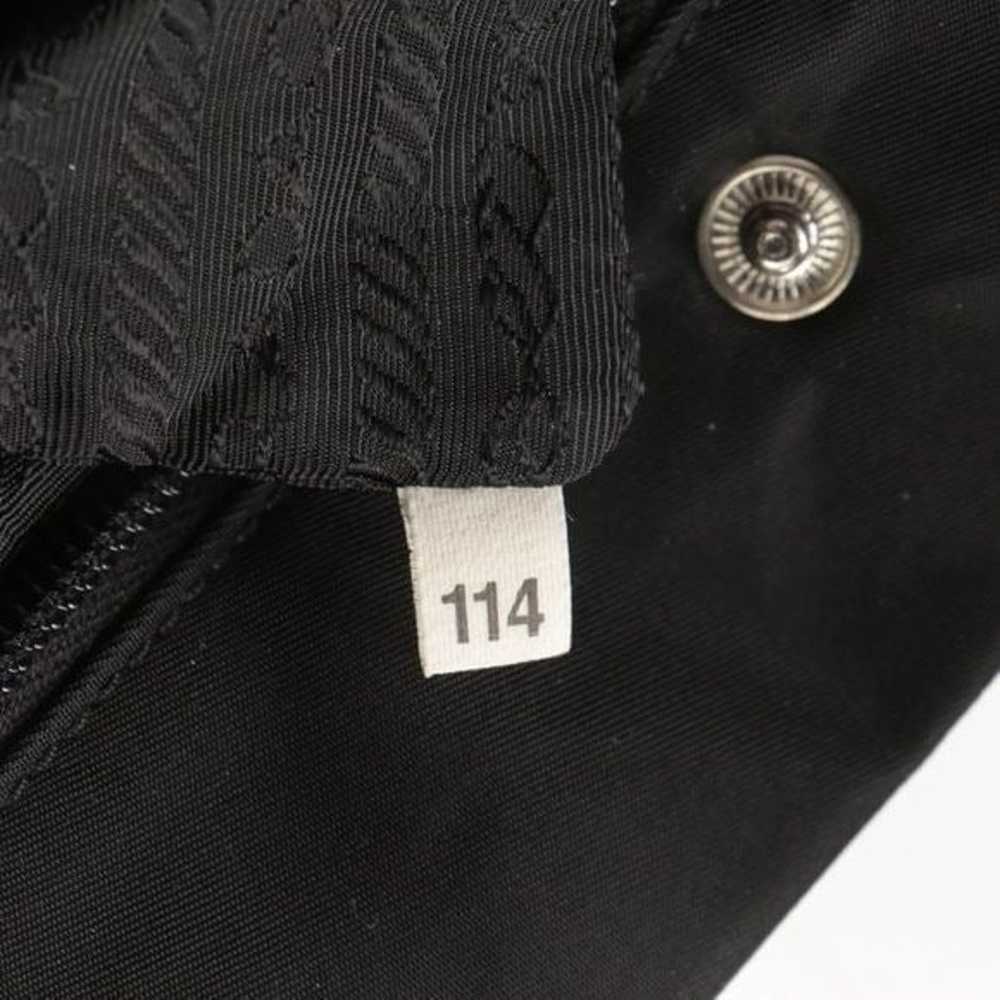 Prada Black Nylon and Leather Tote Bag - image 11