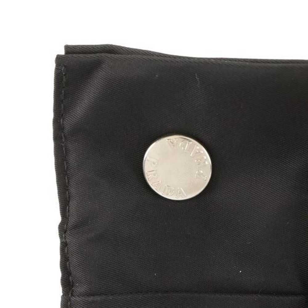 Prada Black Nylon and Leather Tote Bag - image 8