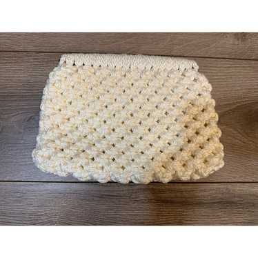 Vintage Crochet hand bag - image 1