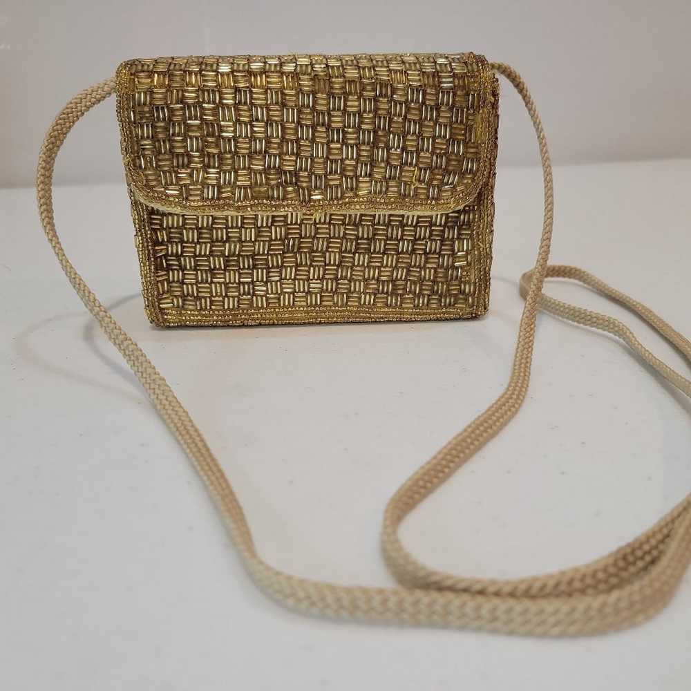 Vintage Handmade Magid Beaded Purse - image 1