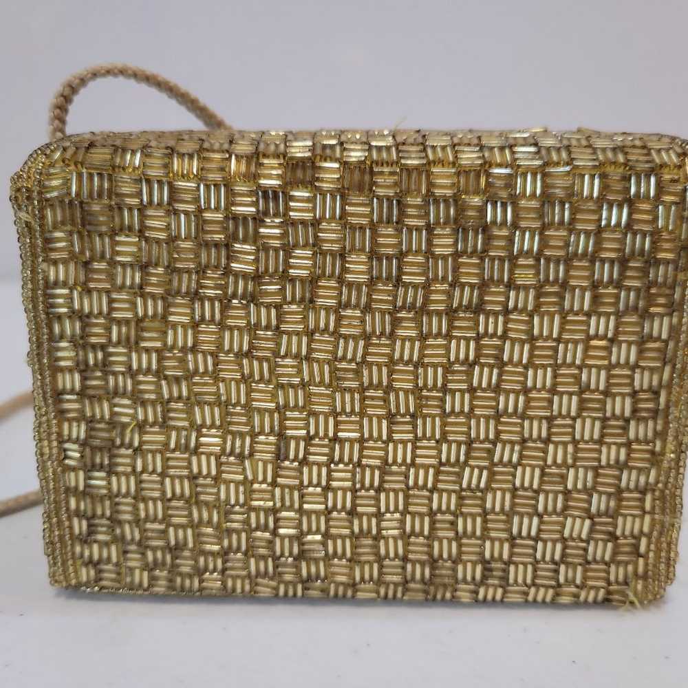 Vintage Handmade Magid Beaded Purse - image 4