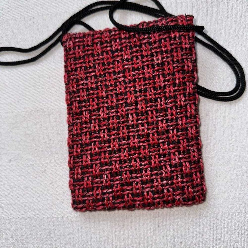 Handmade Crosstitch, small Crossbody purse with w… - image 5