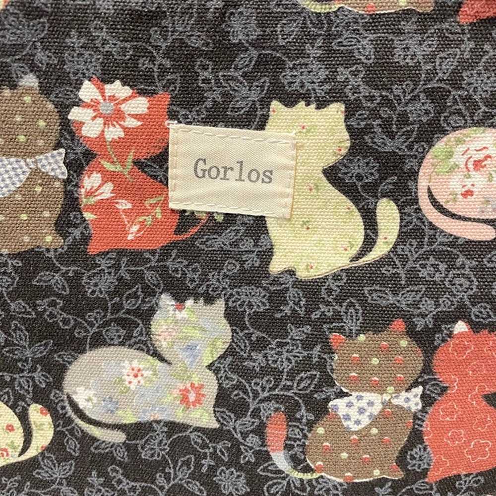 Gorlos Fabric Canvas Kitty Cat Design Tote Shoppi… - image 2