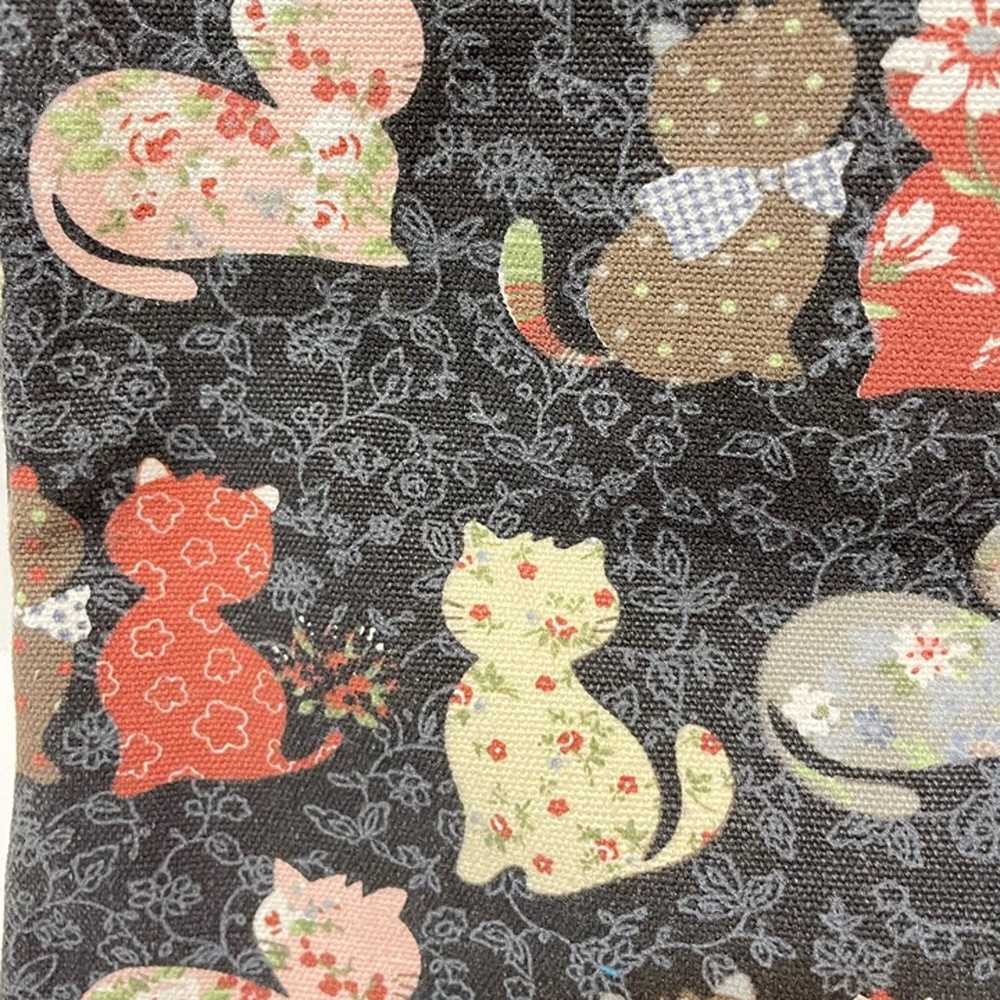 Gorlos Fabric Canvas Kitty Cat Design Tote Shoppi… - image 4