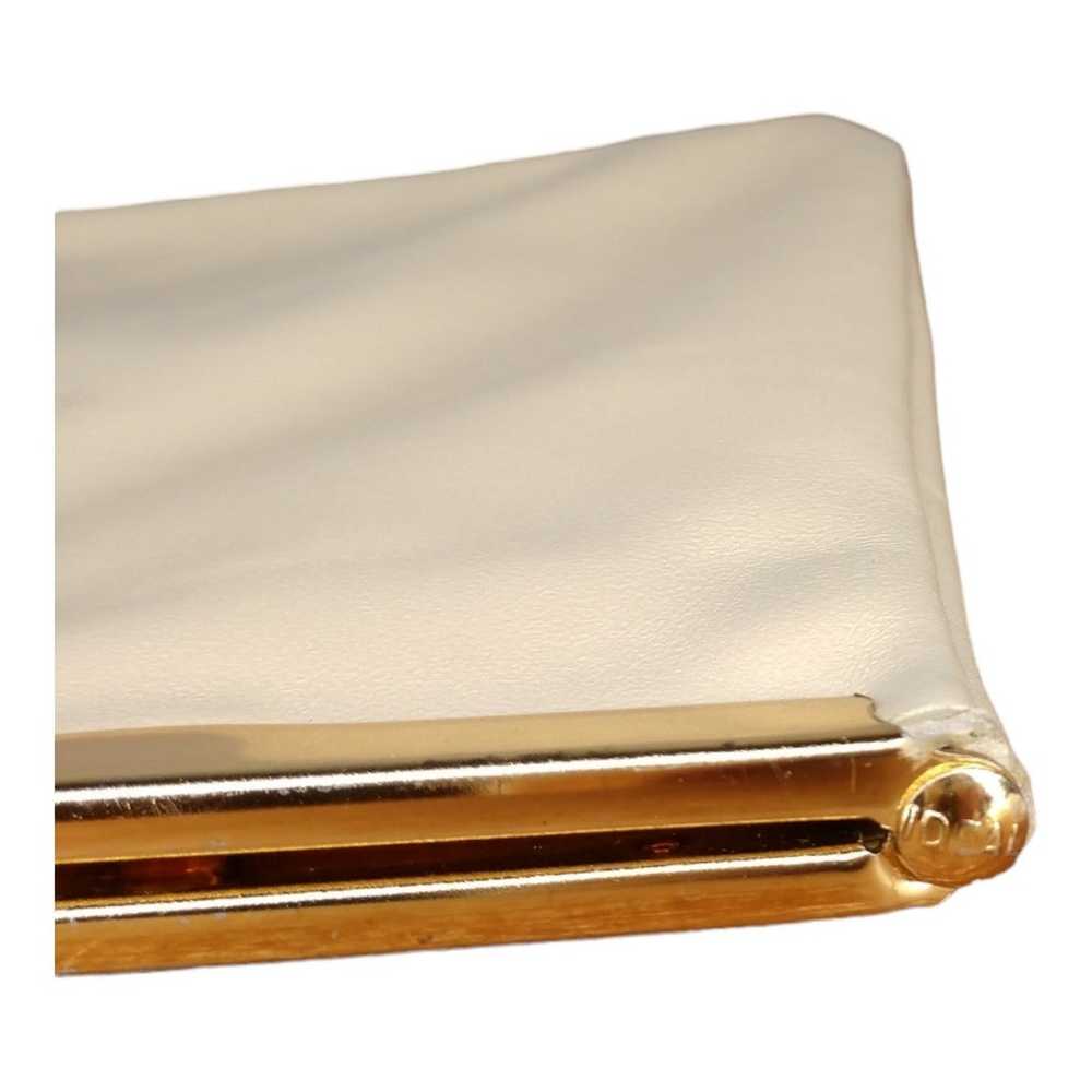 Ideal from Sweden Vintage Cream Leather Clutch - image 8