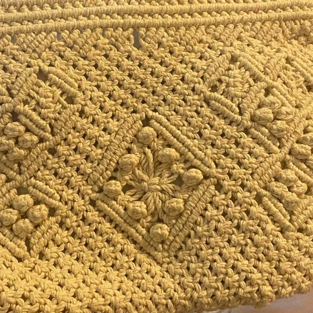 Handmade crochet wristlet macramé knit - image 6