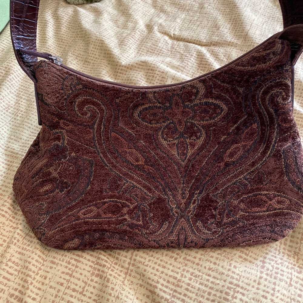 Vintage Fossil Satchel Handbag - image 4