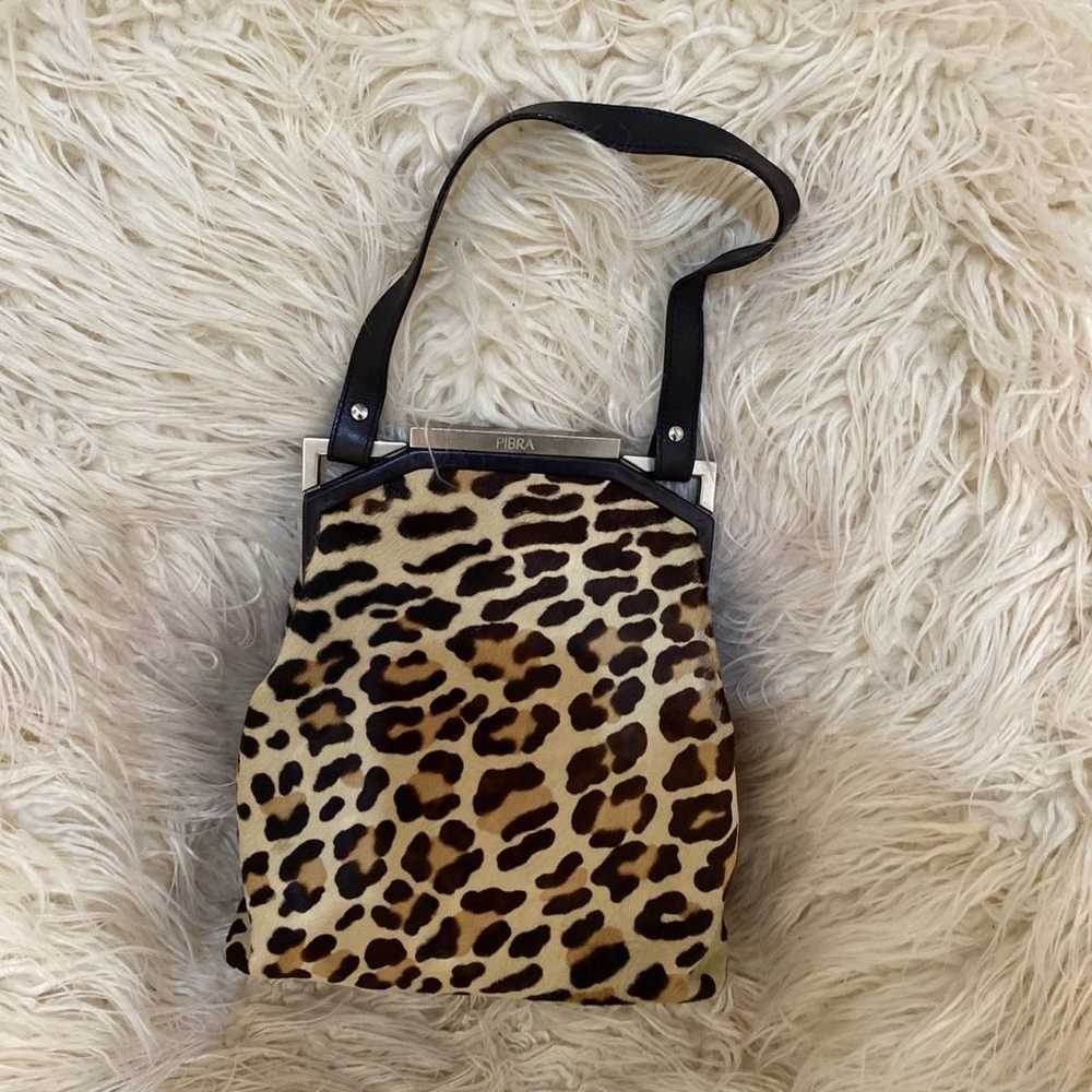 Vintage Animal Print Bag/Backpack - image 1