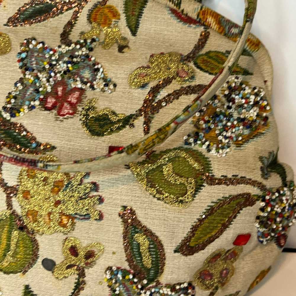 Vintage la france tapestry bag - image 12