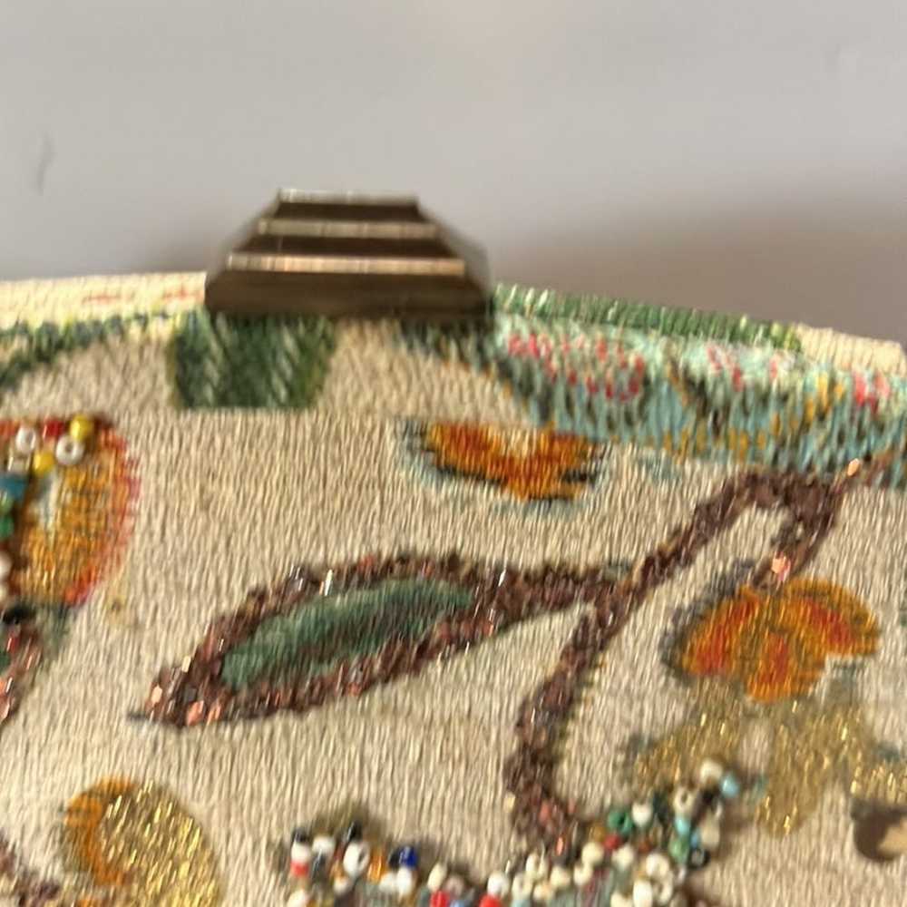 Vintage la france tapestry bag - image 5