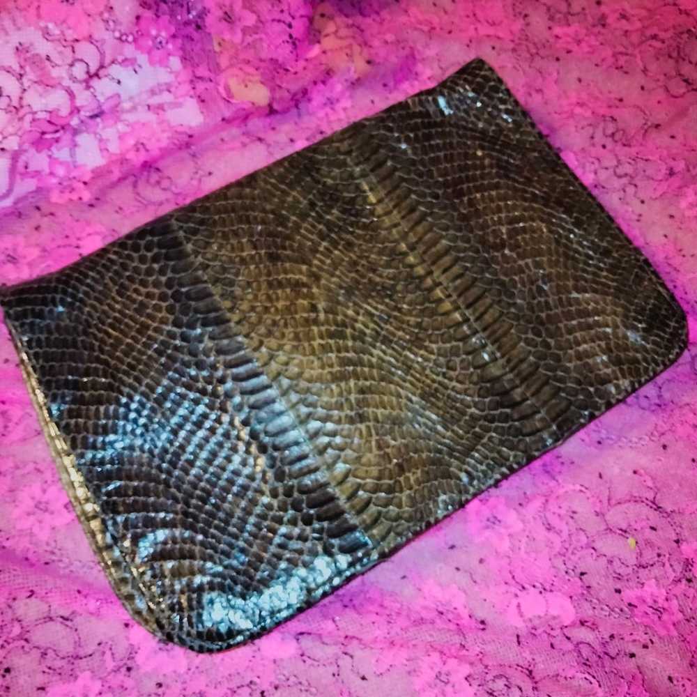 Vintage snake skin satchel - image 3