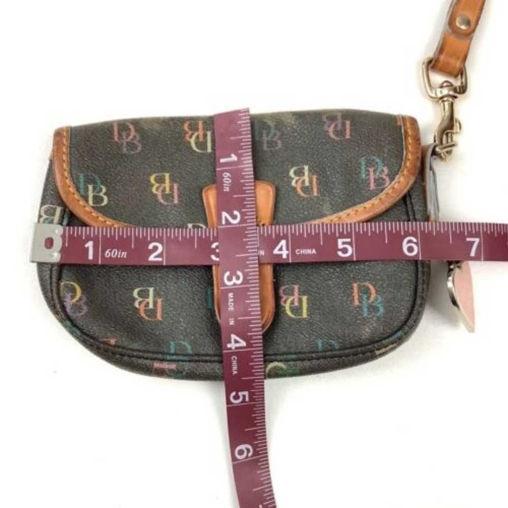 Vintage Dooney & Bourke Y2K Wristlet Rainbow Logo… - image 10