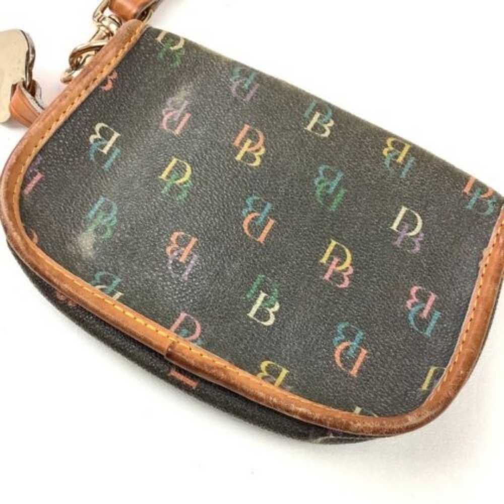 Vintage Dooney & Bourke Y2K Wristlet Rainbow Logo… - image 5