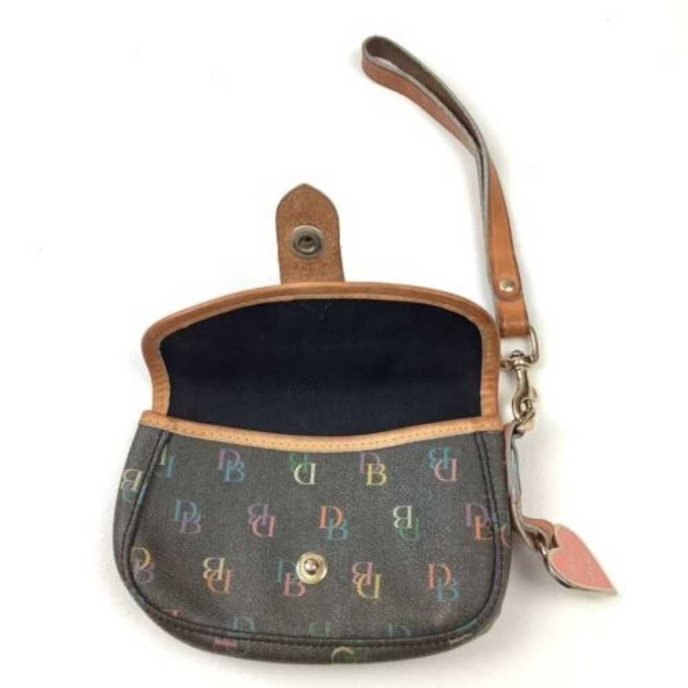 Vintage Dooney & Bourke Y2K Wristlet Rainbow Logo… - image 6