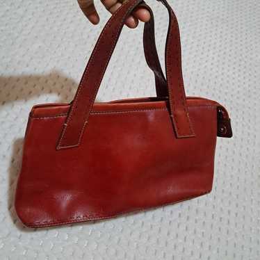 Fossil embossed leather bag