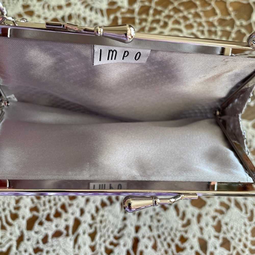 Impo Silver Mesh Sequined Handbag/Purse - image 5
