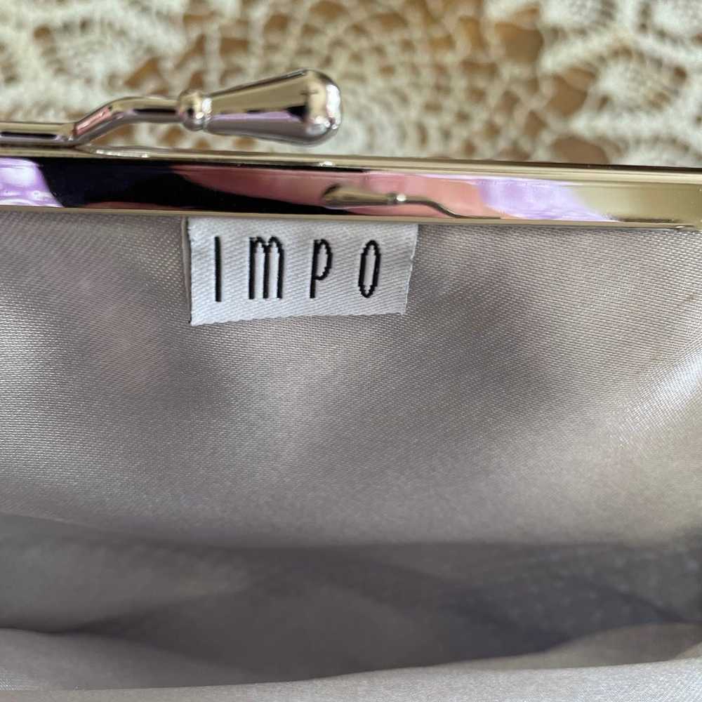 Impo Silver Mesh Sequined Handbag/Purse - image 6