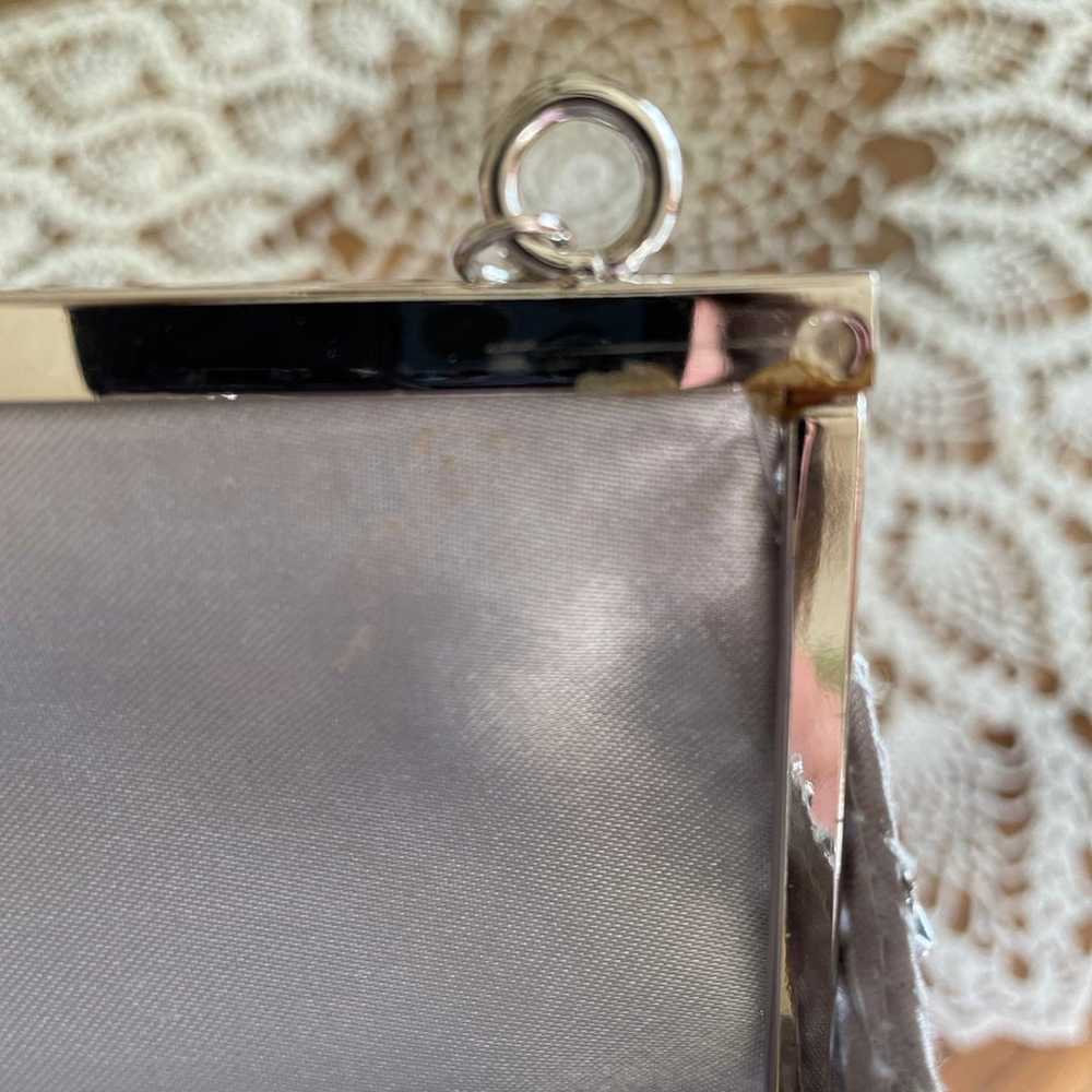 Impo Silver Mesh Sequined Handbag/Purse - image 9