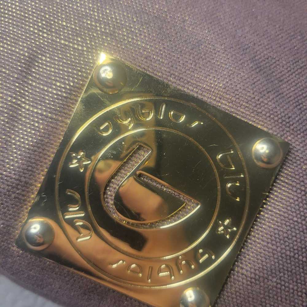 Byblos handbag Y2K shimmer gold iridescent magnet… - image 10