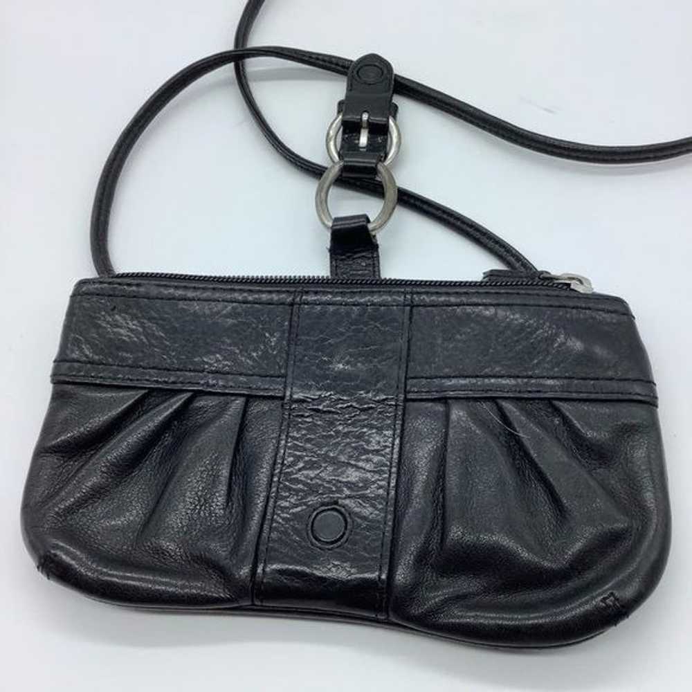 Vintage Sigrid Olsen Clutch Crossbody Strap Black… - image 3