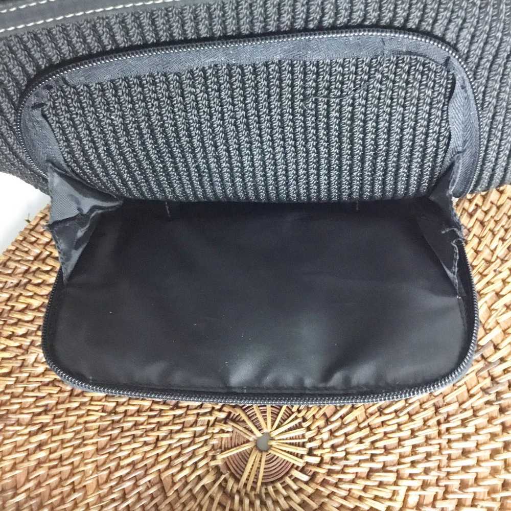 Vintage Y2K The Sak Black Purse Bag Shoulder Knit… - image 4