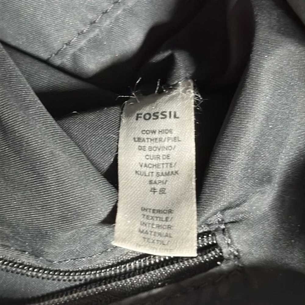Vintage Fossil Leather Shoulder Crossbody Bag - image 9
