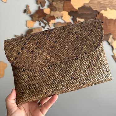 49 Square Miles Womens Leather Stitch Magnetic Closure Clutch Handbag -  Shop Linda's Stuff