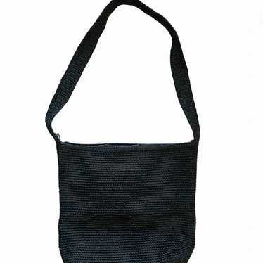 Vintage The Sak Knit Shoulder Bag Black - image 1