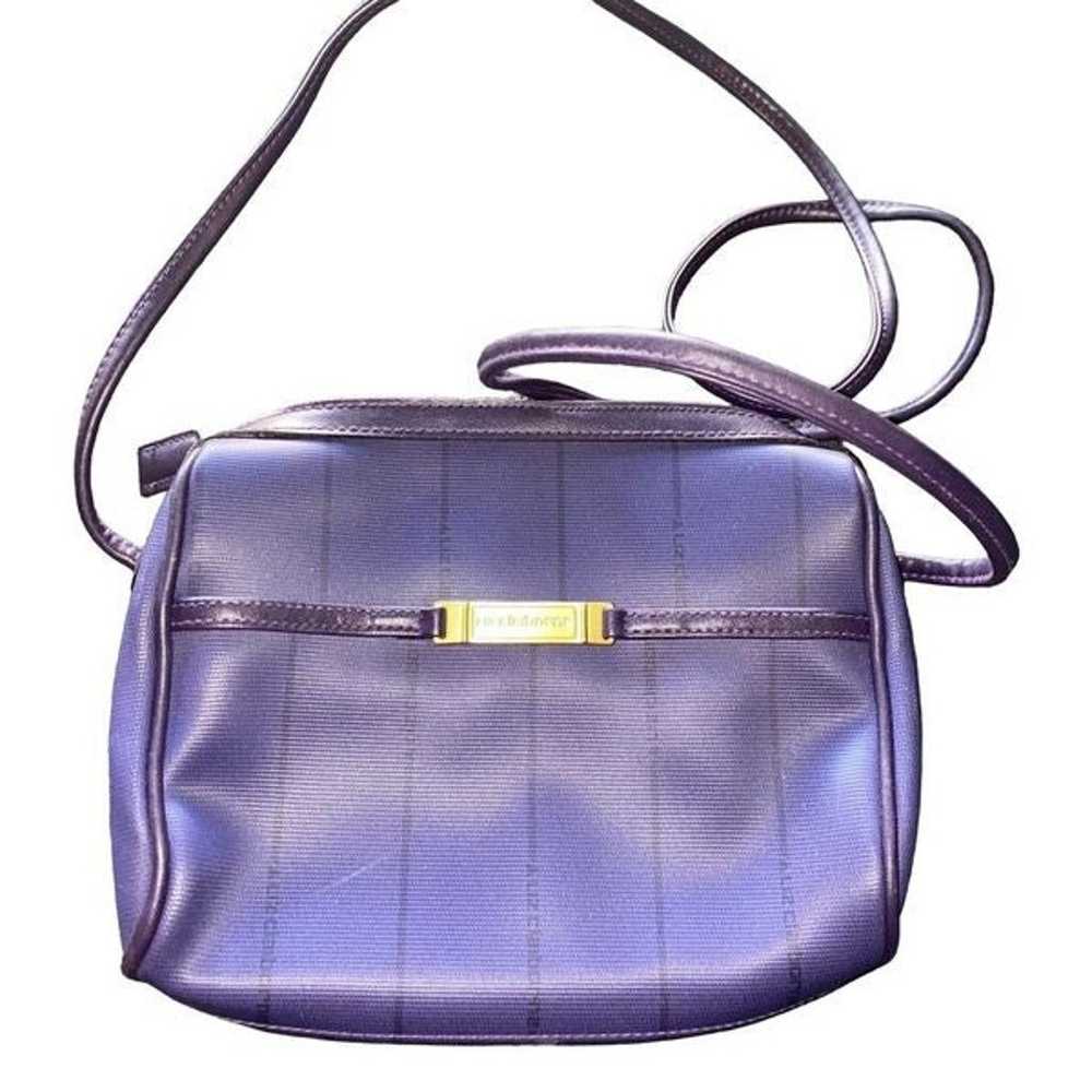 Vintage Liz Claiborne indigo crossbody bag handba… - image 1