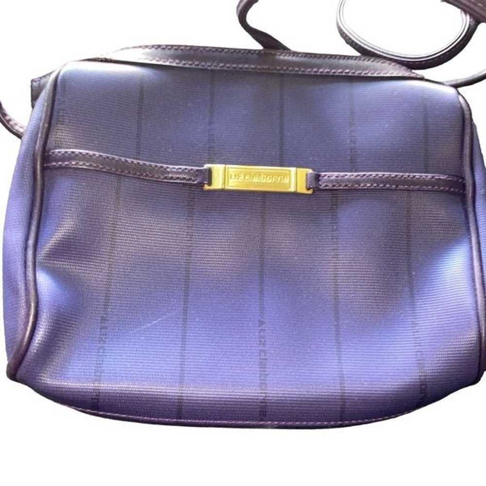 Vintage Liz Claiborne indigo crossbody bag handba… - image 2