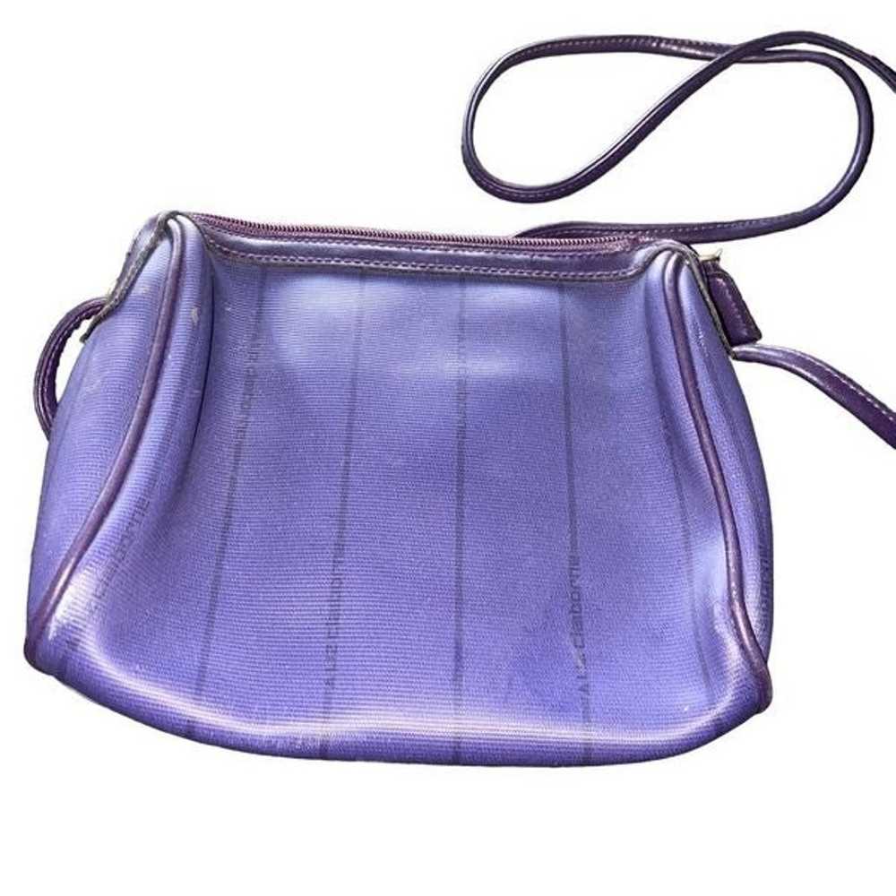 Vintage Liz Claiborne indigo crossbody bag handba… - image 3