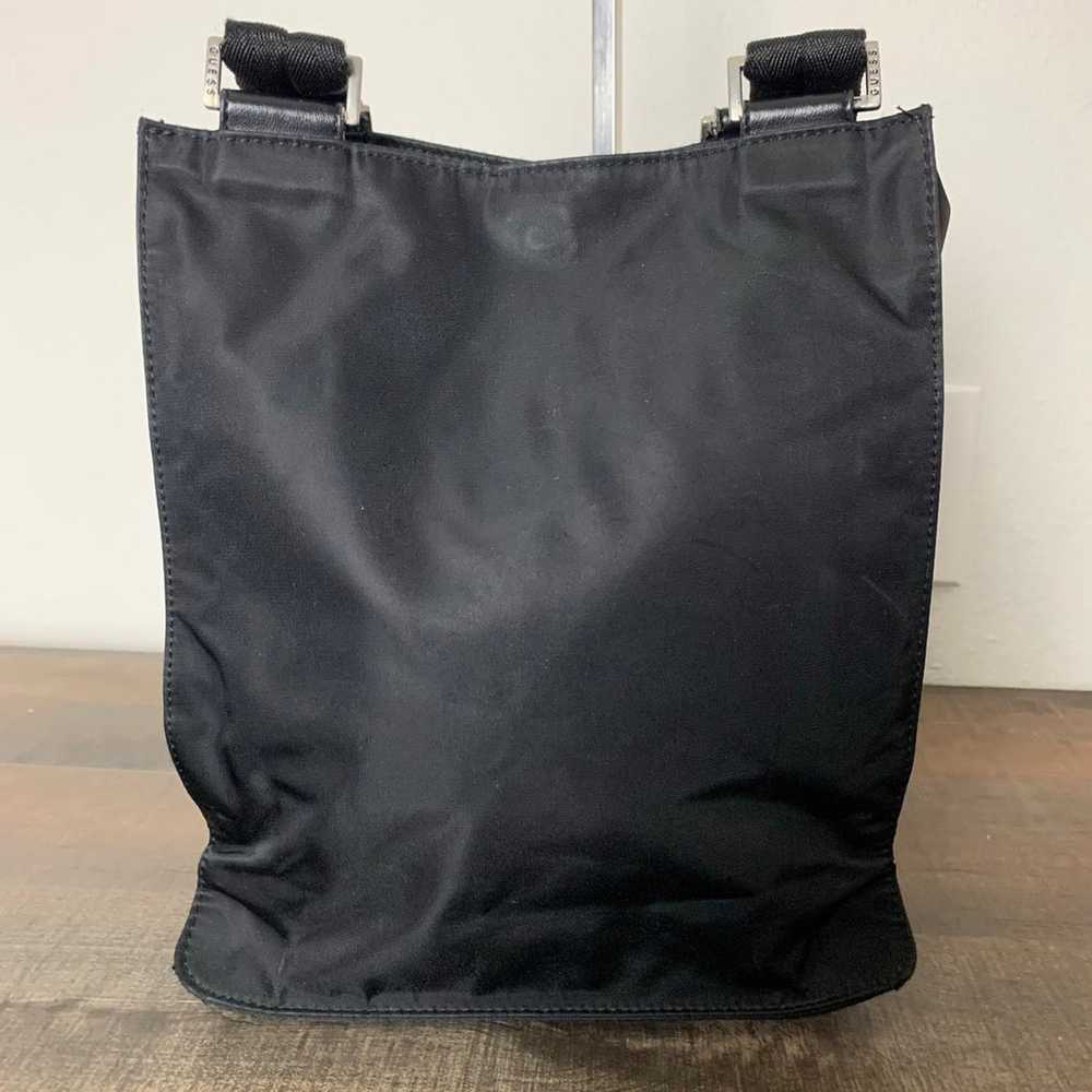 VTG GUESS Black Nylon Tote Bag - image 4