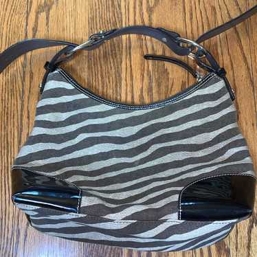 Dooney bourke zebra print handbags hot sale