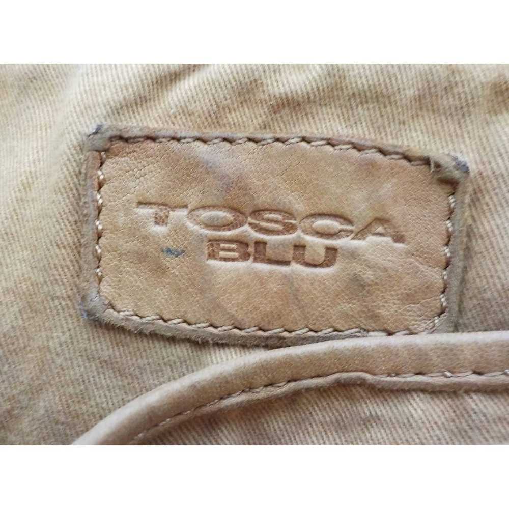 TOSCA BLU Brown Leather Shoulder Bag Purse Zip Up… - image 10
