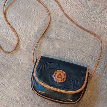 Vintage Andantini Leather 2 tone Italian mini Cros