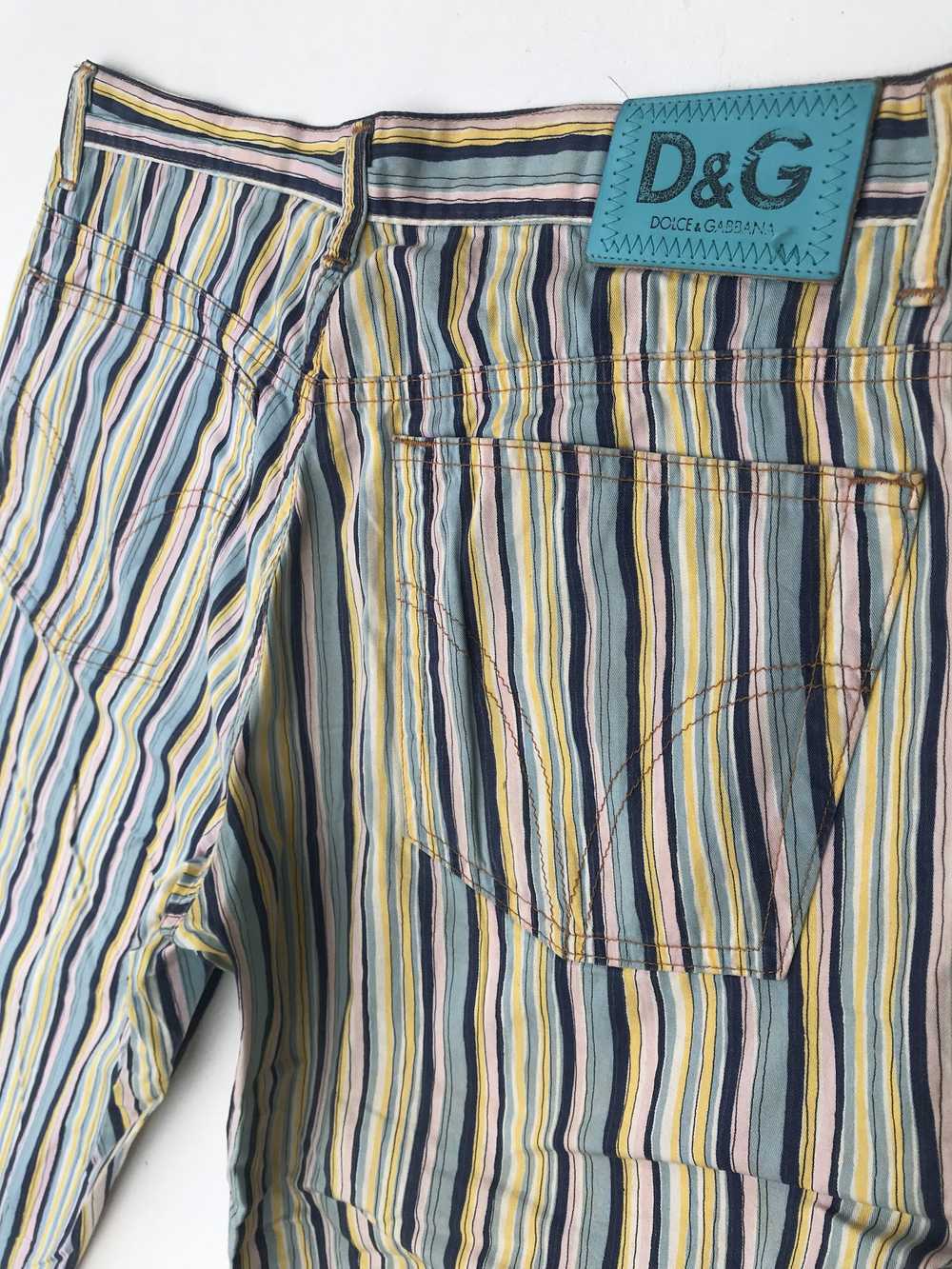 Dolce & Gabbana DOLCE AND GABANA COLORFUL STRIPE … - image 5