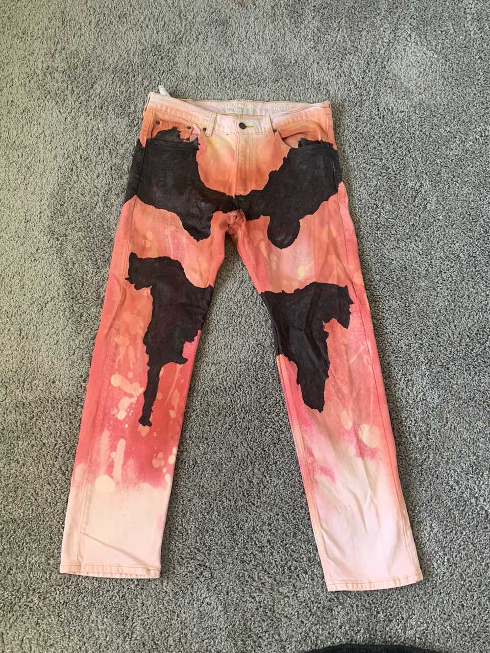 Custom Custom dyed/painted denim - image 1