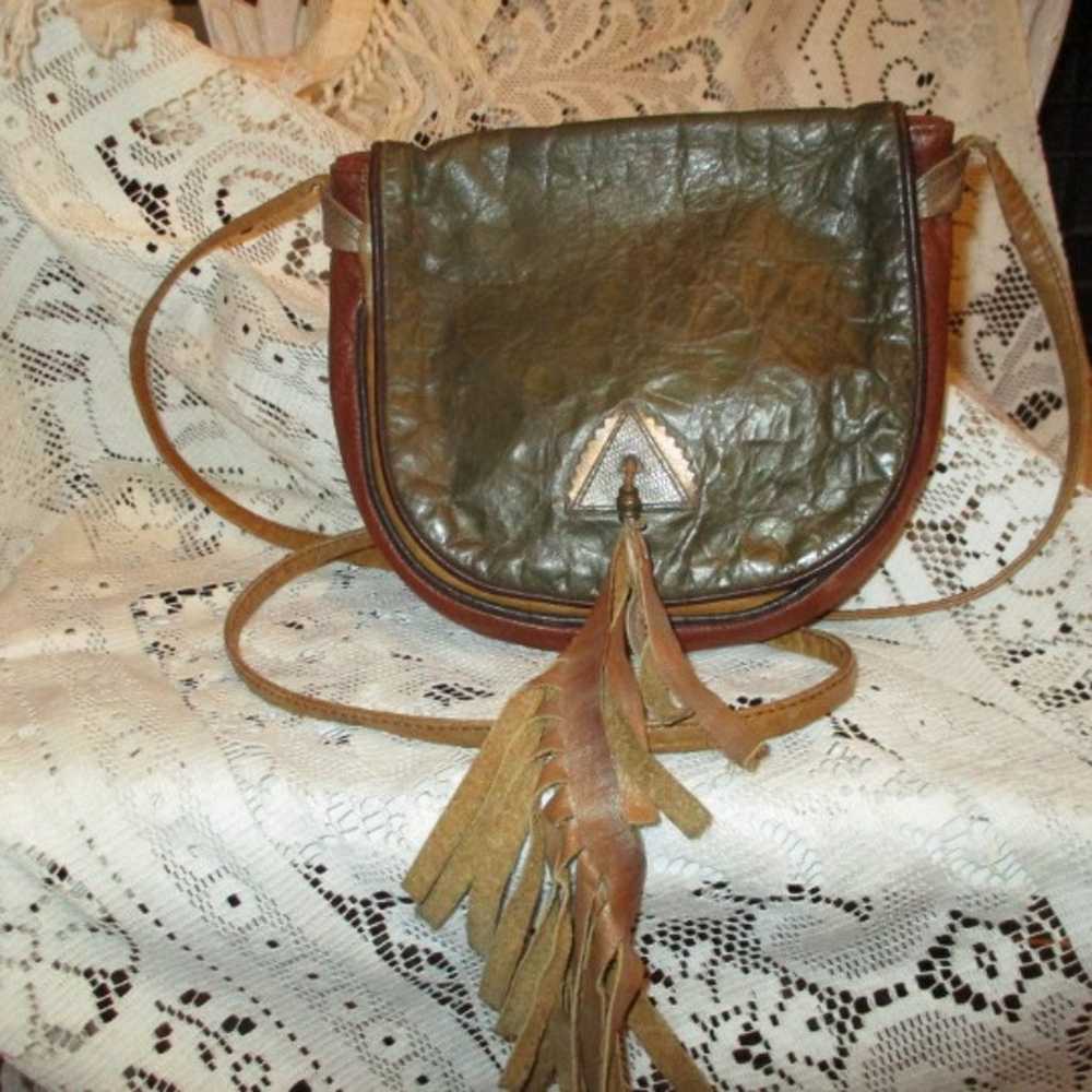 Gayle Anderson vintage leather bag - image 1