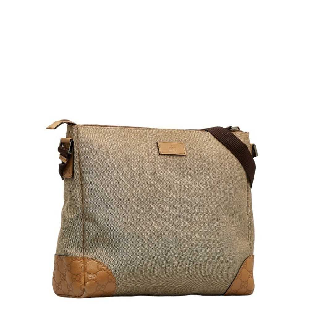Gucci GUCCIsima Shoulder Bag 257301 Brown Orange … - image 2
