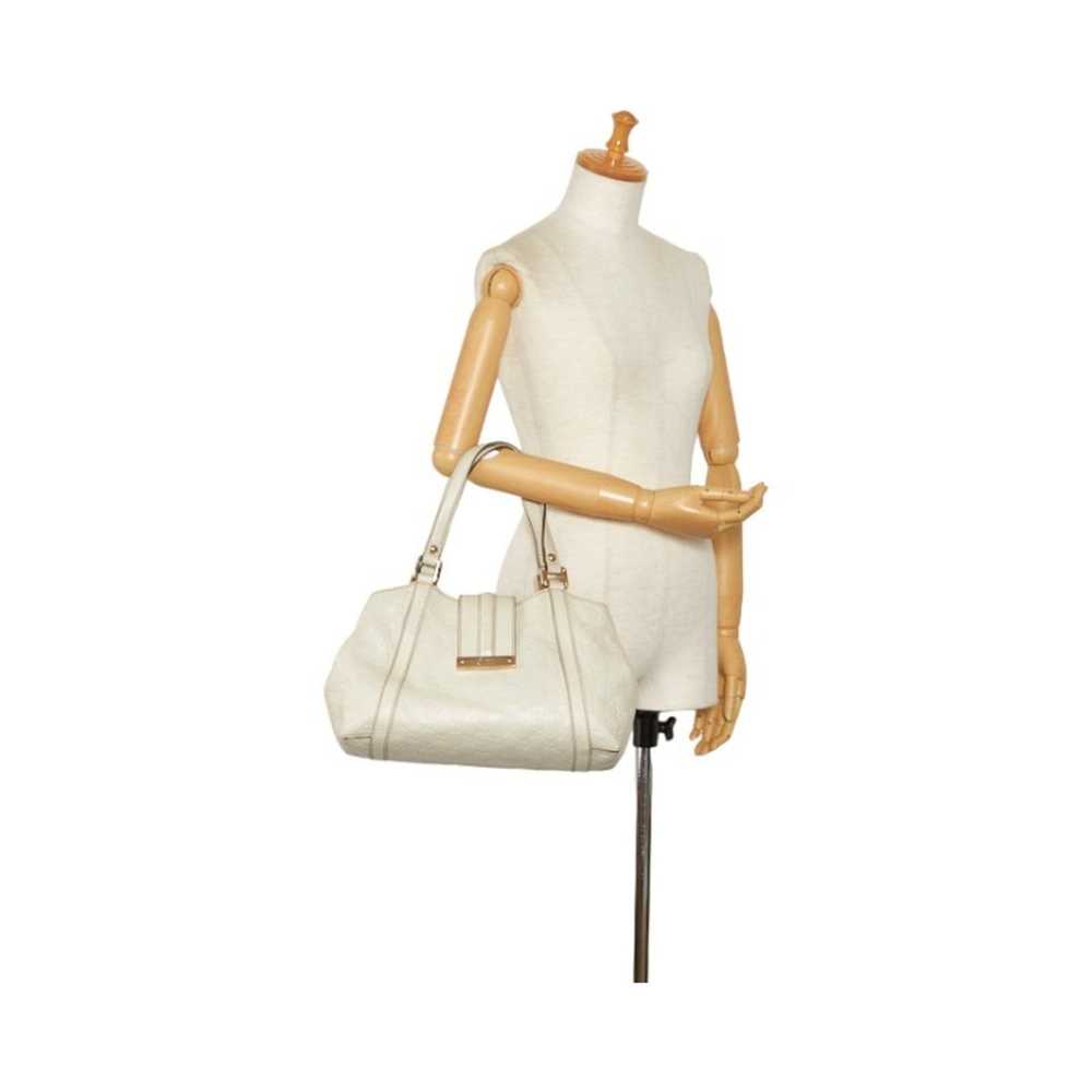 Gucci GUCCIsima Handbag 233610 White Leather Wome… - image 10