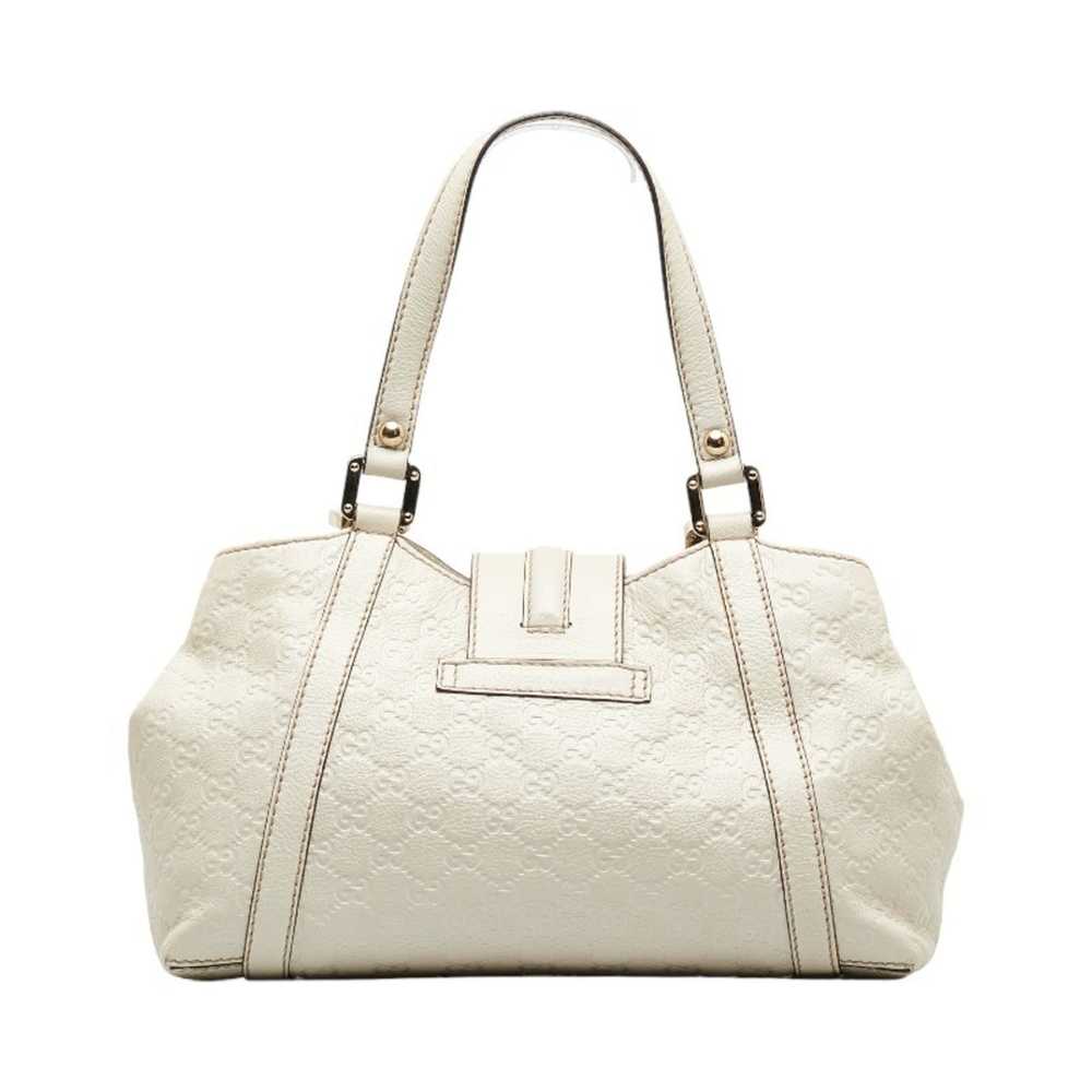 Gucci GUCCIsima Handbag 233610 White Leather Wome… - image 3