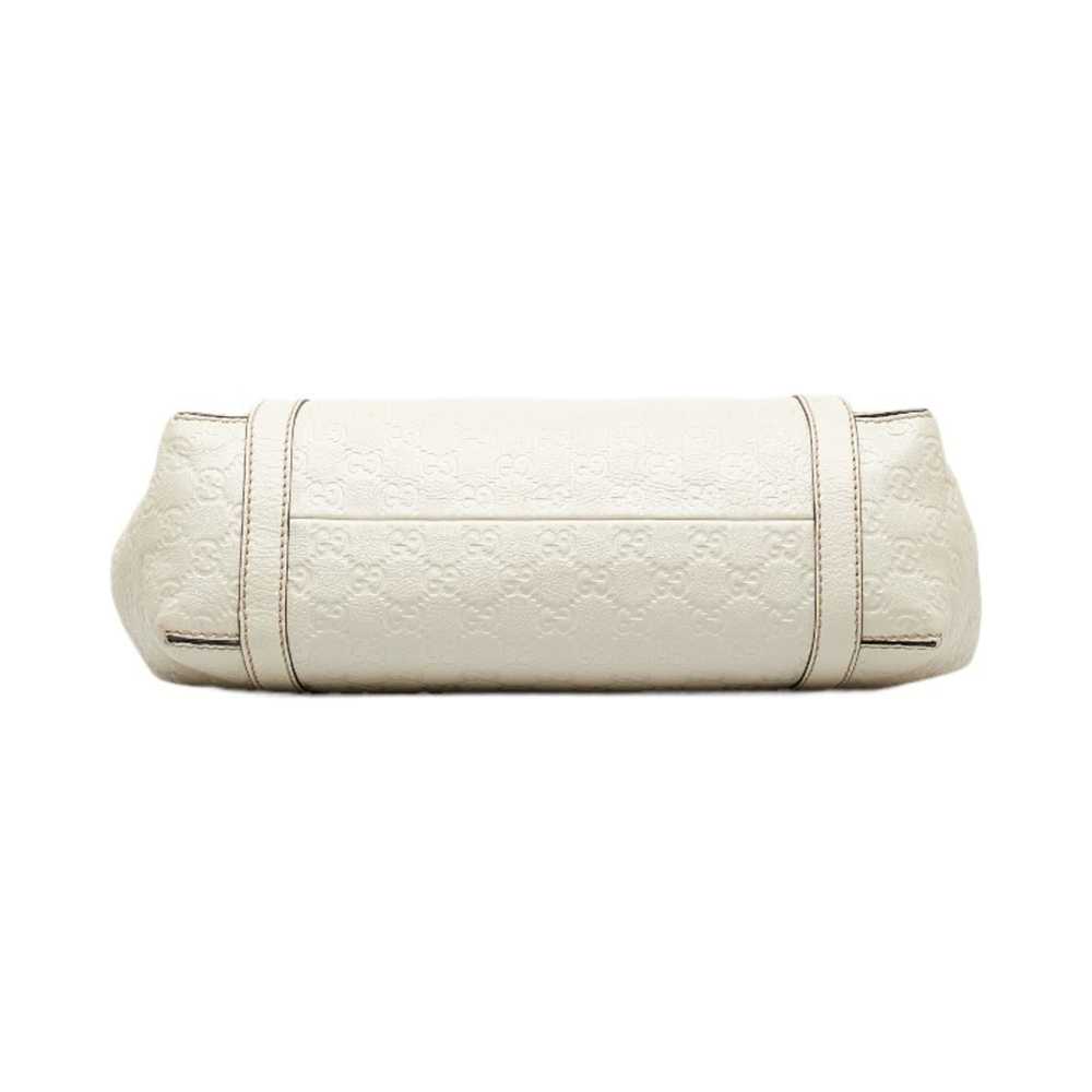 Gucci GUCCIsima Handbag 233610 White Leather Wome… - image 4