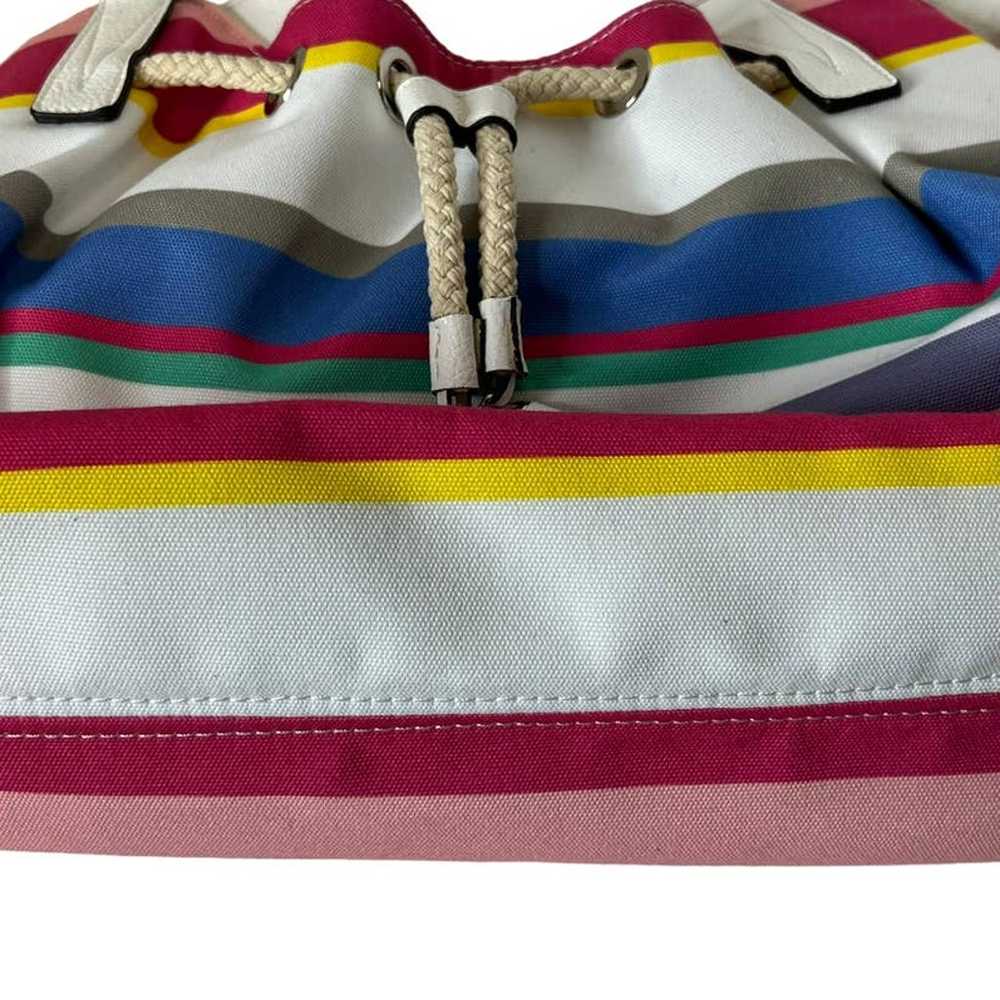 Liz Claiborne Vintage Striped Satchel Hobo Purse - image 5