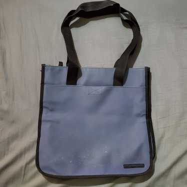 H&CO BLUE TOTE BAG WITH CROSSBODY STRAP