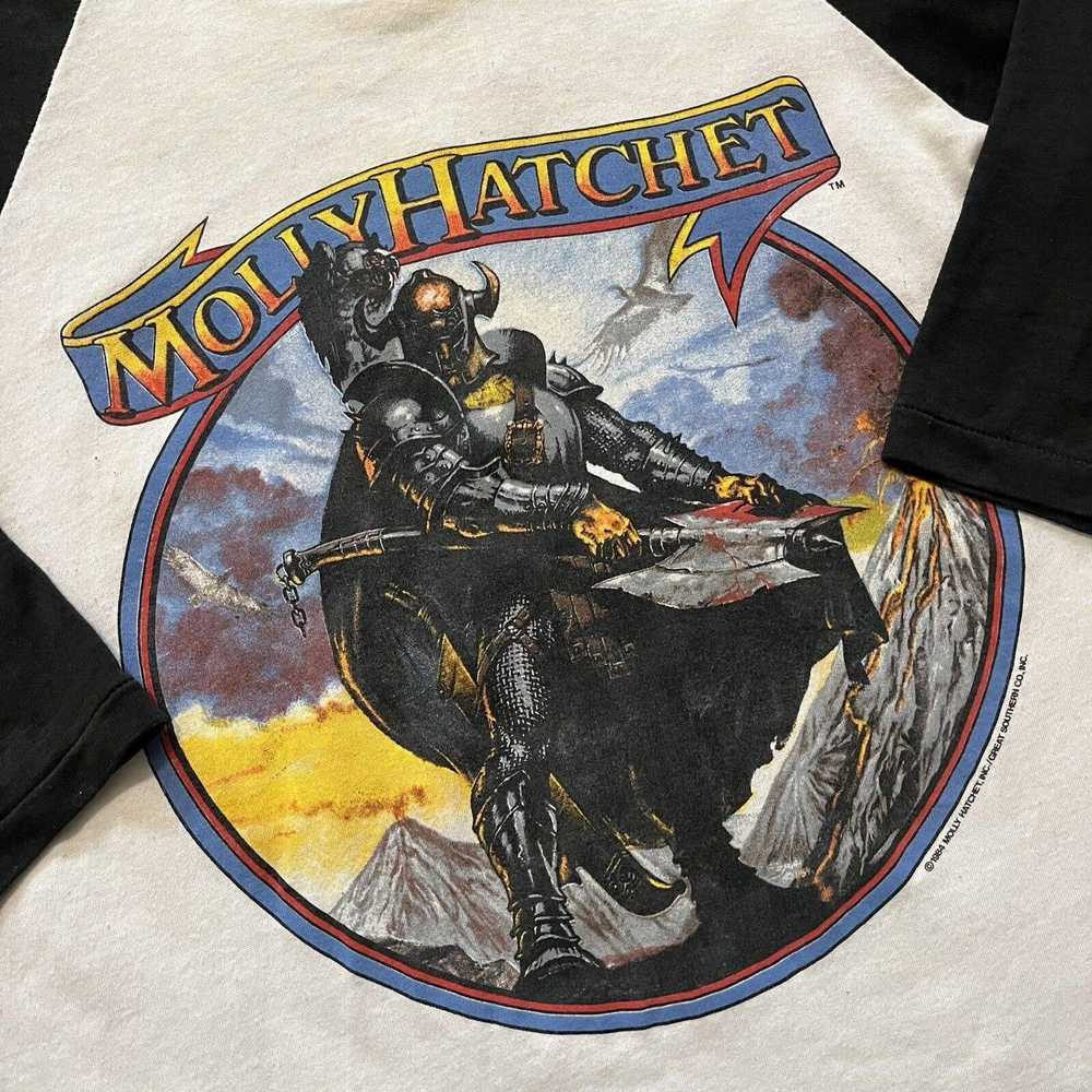 Band Tees × Vintage 80s Molly Hatchet The Deed Is… - image 2