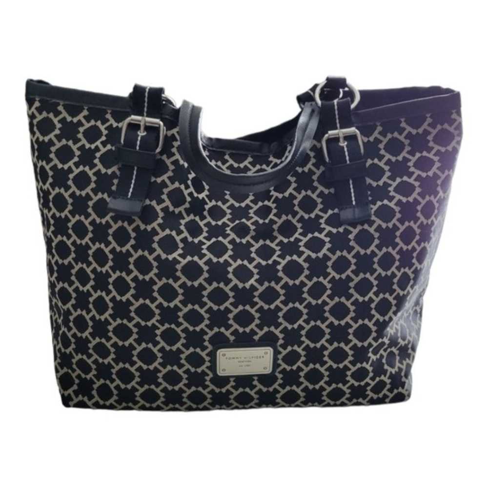 Tommy Hilfiger Buckle Tote Bag Women 12x18x6 Blac… - image 1