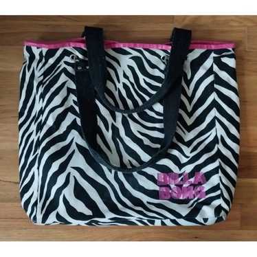 Vintage 90s Billabong Zebra Print Tote Bag | Larg… - image 1