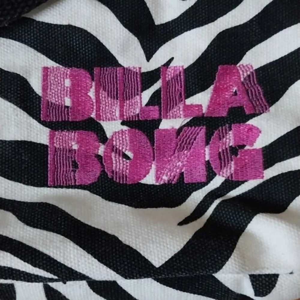 Vintage 90s Billabong Zebra Print Tote Bag | Larg… - image 3